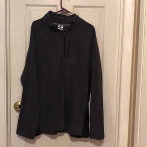 3/4 zip fleece gray & black  New without tags !
